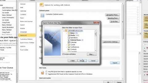 How to Backup Emails and Contacts from Outlook 2007 / 2010
