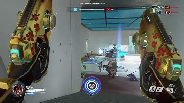 Overwatch Tracer 17-1 Lijiang tower CTF win