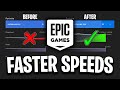 How To FIX Epic Games Launcher Slow Download Speed!