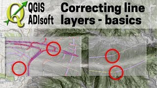 Correcting Mistakes and Digitizing Line Vector Shapefile layer