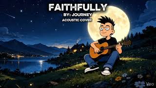 Faithfully - Journey (Lyrics) Acoustic Cover