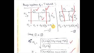 Image Impedances of T Network | Network Analysis | Rampelli Manojkumar | BVRITH | IITG | NITK