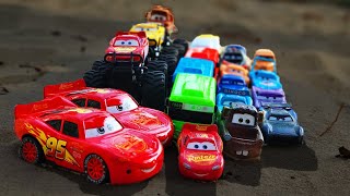 Looking For Disney Pixar Cars On The Rocky Road Lightning Mcqueen,Natalie Certain,Sally, Tow Mater
