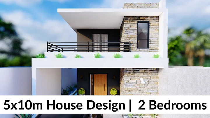 (5x10 Meters) Small House Design Idea with 2 Bedrooms - DayDayNews