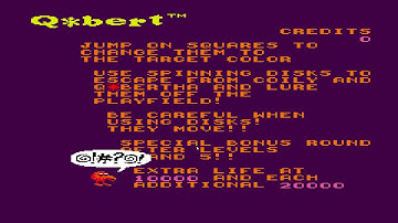 Faster, Harder, More Challenging Q bert gameplay