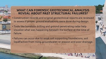 What Can Forensic Geotechnical Analysis Reveal About Past Structural Failures?
