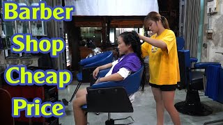 Massage Face & Wash Hair Cheapest in Barber Shop Vietnam 2020