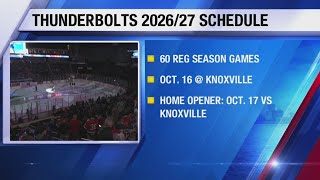 Evansville Thunderbolts drop season schedule