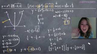 Famous Normal Line Example 1 (KristaKingMath) Wealth