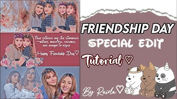 Friendship Day Special Fanedit Tutorial ❤️..................Best Edit For Friends 🥺..........