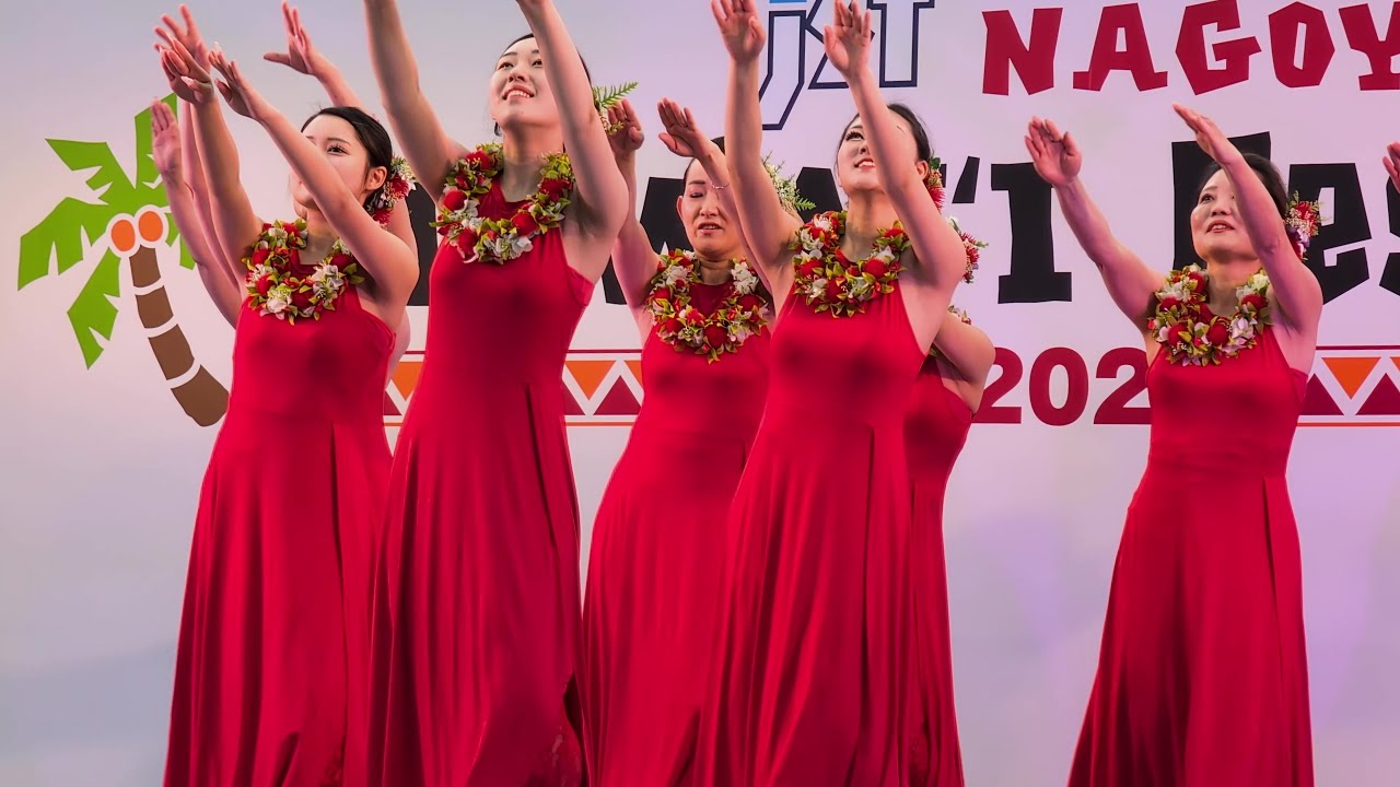 [4K]美女たちのフラダンス①/@オアシス21/fula