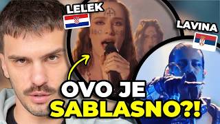 Reakcija na Hrvatsku i Srbiju na Eurosongu! | Lelek & Lavina