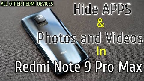 How To Hide Apps In Redmi Note 9 Pro | How To Hide Apps On Android | Redmi Note 9 Pro Max