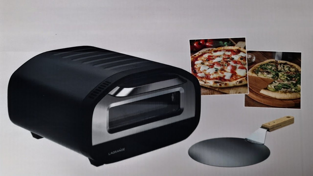 Four à pizza électrique Lagrange. Il atteint 430 °C avec seulement 1 700 watts !!!