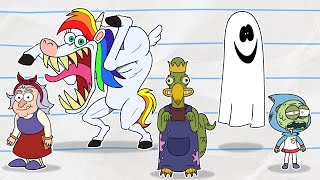 Meet More Monsters!! | Halloween | Boy & Dragon | Cartoons for Kids | WildBrian Toons
