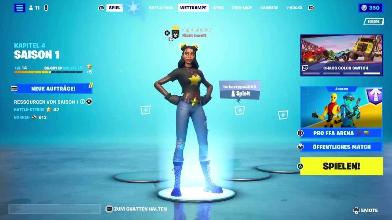 Fortnite Chapter 4 Saison 1 Ausprobieren