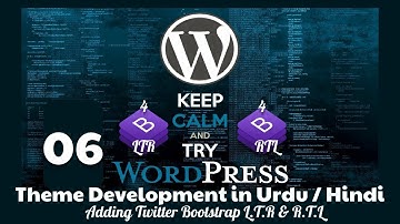 Part 06 WordPress Theme Development in Urdu 2019: Convert Bootstrap HTML Template to WordPress Theme