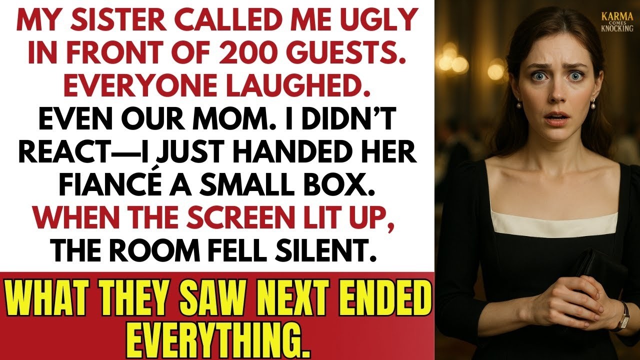My Sister Called Me Ugly at Her Engagement Party—So I Gave Her Fiancé a Gift That Ruined Everything