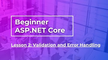 Lesson 2 Validation and Error Handling in an ASP NET Core CRUD Application