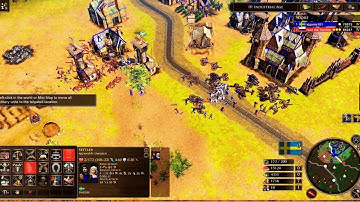 Age of Empires 3 definitive edition| How to play pro & win| 1Vs1 against Hard Ai |Gameplay : 1