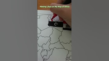 Making Libya on Ny Map of Africa #libya #maps #flag #mapmaker #flagmap #art #worldmaps #countrymap