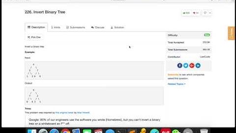 LeetCode 226 Invert Binary Tree