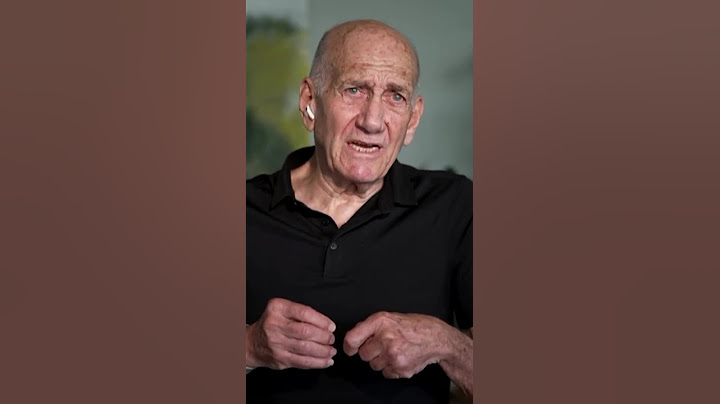 Ehud Olmert Says Donald Trump Should Step In To Stop Gaza War