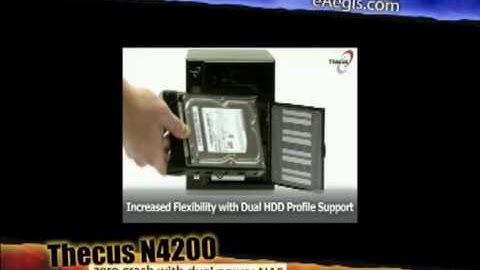 Thecus N4200 from the eAegis Video Series