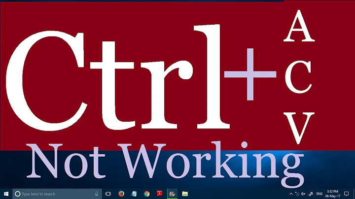 Ctrl A Ctrl C and Ctrl V Not Working in Windows 10 (3 Possible Solutions)