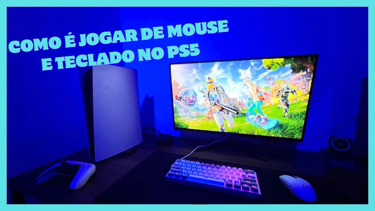 COMO É JOGAR COM MOUSE E TECLADO NO PLAYSTATION 5!!! -SETUP GAMER 2023 ...