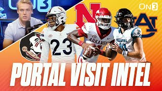 Transfer Portal Visit Intel Nebraska Florida State Auburn Fentrell Cypress McCall Hornsby