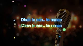 Dhan Te Nan Karaoke with Lyrics ( Kaminey 2009 )