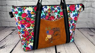 No longer live: Let’s sew the Oxbow Overnight Tote from Noodlehead