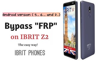 HOW TO BYPASS FRP on IBRIT Z2 phone