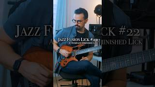 Jazz Fusion Lick #22 | A Dominant Diminished