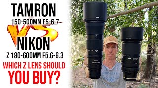 Tamron 150-500mm Vs Nikon 180-600mm | Which Z Lens Should You Buy?