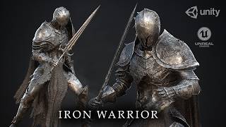 PREVIEW - Iron Warrior - GAME READY 3D Character screenshot 1