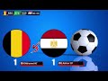 BELGIUM VS EGYPT