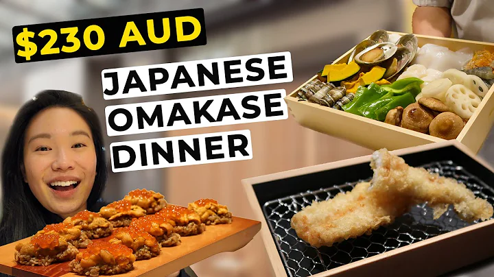 $230 JAPANESE OMAKASE in SYDNEY AUSTRALIA! Massive...