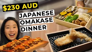 $230 JAPANESE OMAKASE in SYDNEY AUSTRALIA! Massive Tempura Feast (Must Try Sydney Restaurants) 悉尼天婦羅