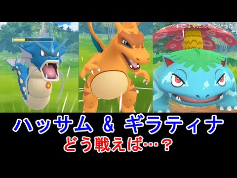 ポケモンgo ハッサム ギラティナって おい ギャラドス リザードン フシギバナ ランク７ ６月３日５セット目 Goバトルリーグ Youtube