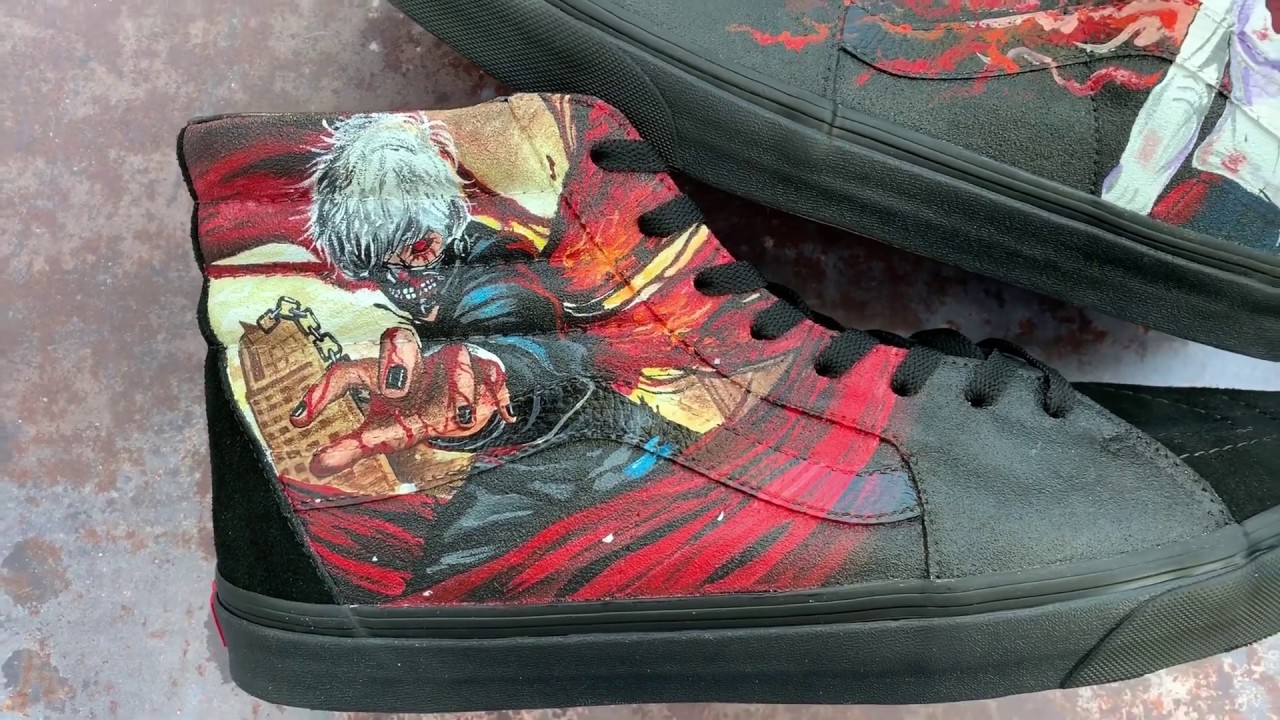 Anime Vans     A pair of Vans Authentics turned into a powered  packed anime custom featuring Naruto and Deku from My Hero  Instagram
