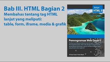 Pemrograman Web Dasar 1: HTML Bagian 2