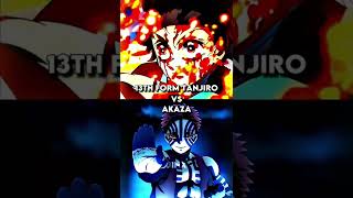 Who is Strongest? | 13th Form Tanjiro Vs Akaza