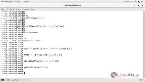 How to install Clipper CMS 1.3.3 on CentOS 7