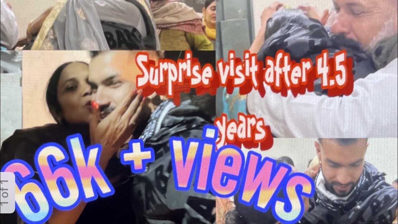 Surprise visit to india 🇮🇳!! After 4.5 years !! England 🇬🇧to india !!