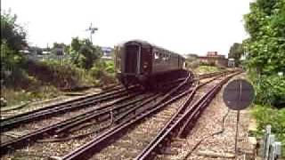 34067 Tangmere passes through Staines with The Downsman on 08/08/09