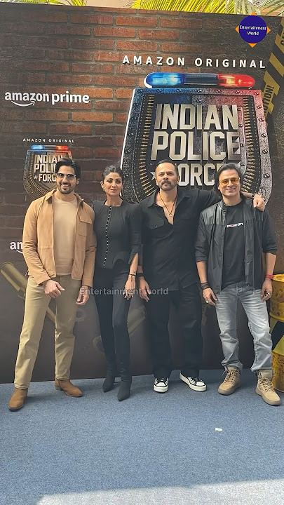 #rohitshetty #shilpashetty #vivekoberoi #sidharthmalhotra at Amazon prime series Indian police force