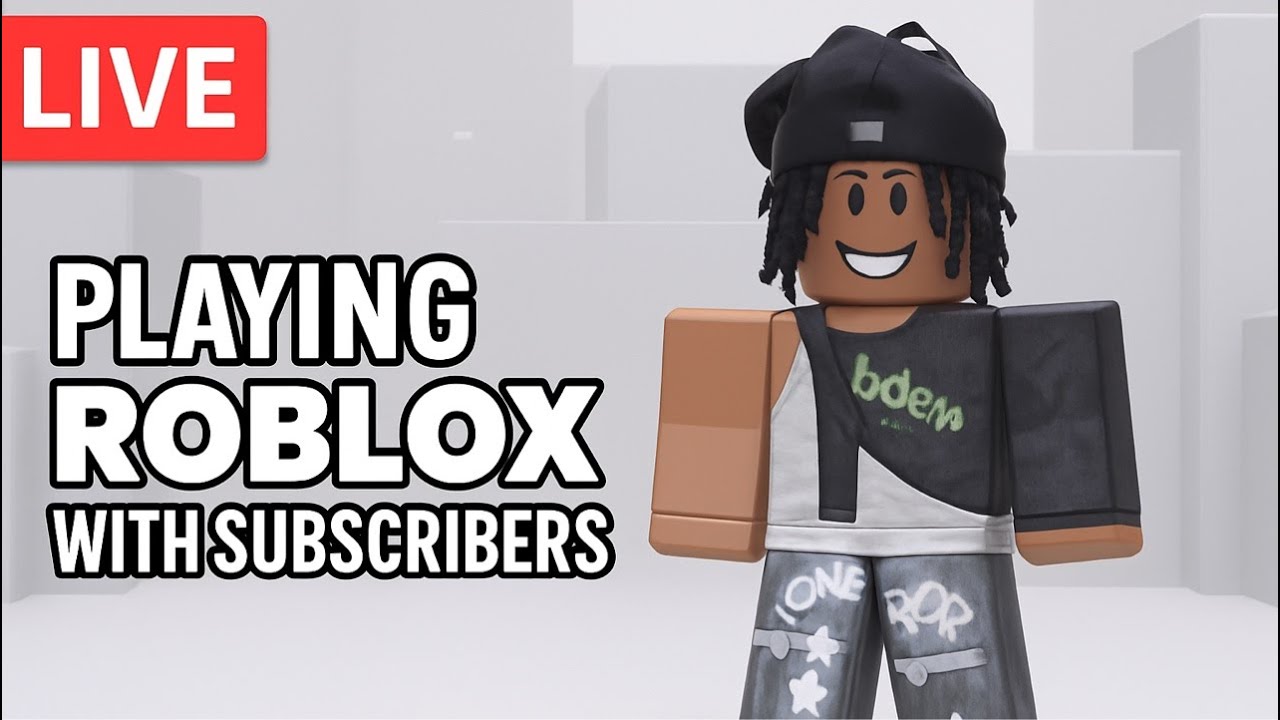 PLAYING ROBLOX WITH SUBSCRIBERS LIVE - YouTube