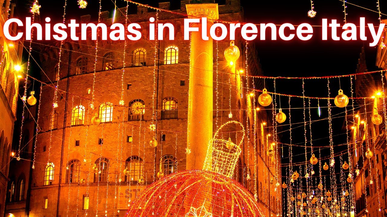 Florence Italy - Christmas Nativity Scene at Duomo di Firenze Italia ...